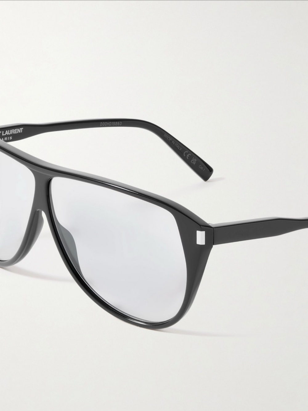 Saint Laurent - Aviator-style acetate sunglasses - Picture 3 of 7